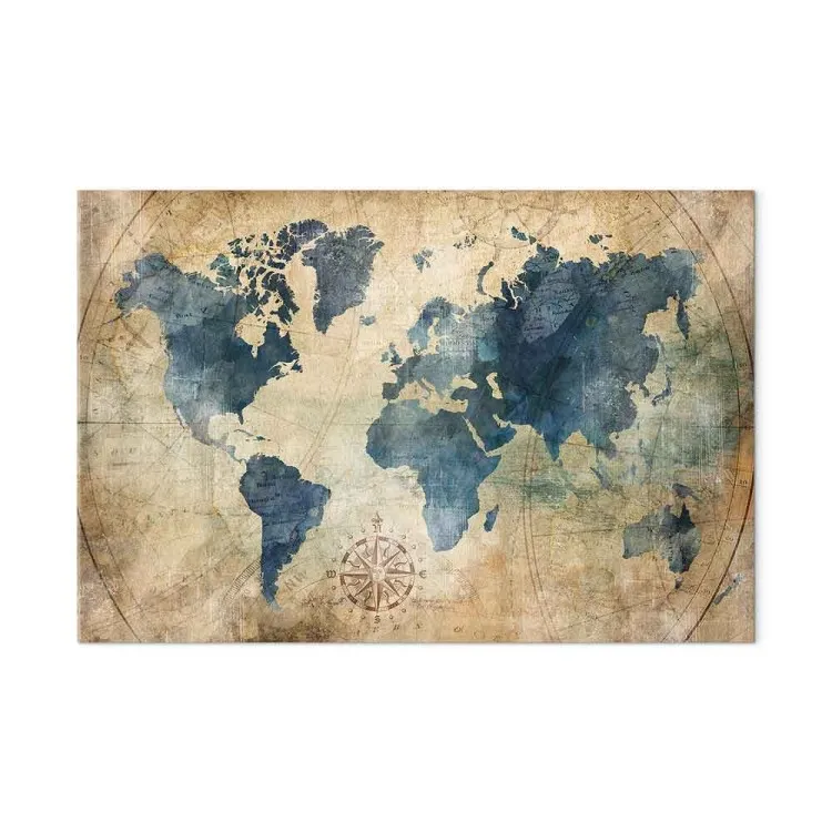 Retro Map (1 Part) Wide