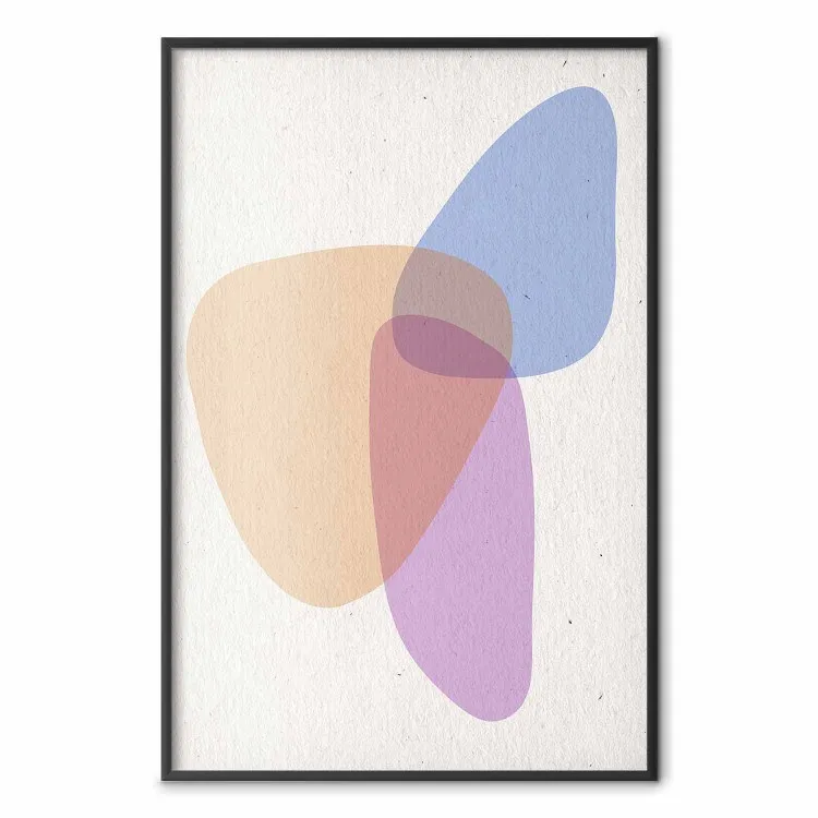 Parte comune: astrazione sul beige con forme irregolari colorate