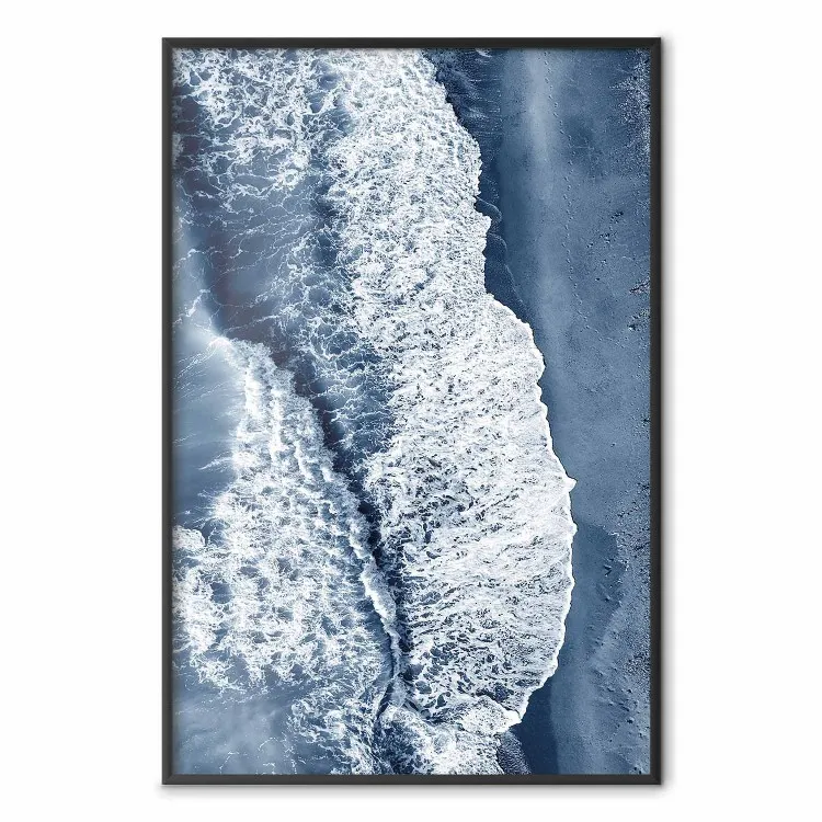 Onde di malinconia: veduta marina blu