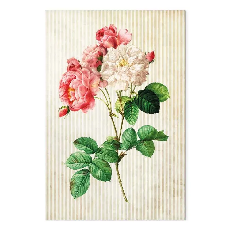 Rose colorate in stile retrò (1-pezzo) - natura floreale d'ispirazione