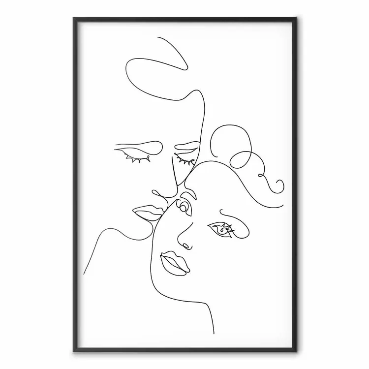 Innamorato: lineart romantico con volti persone