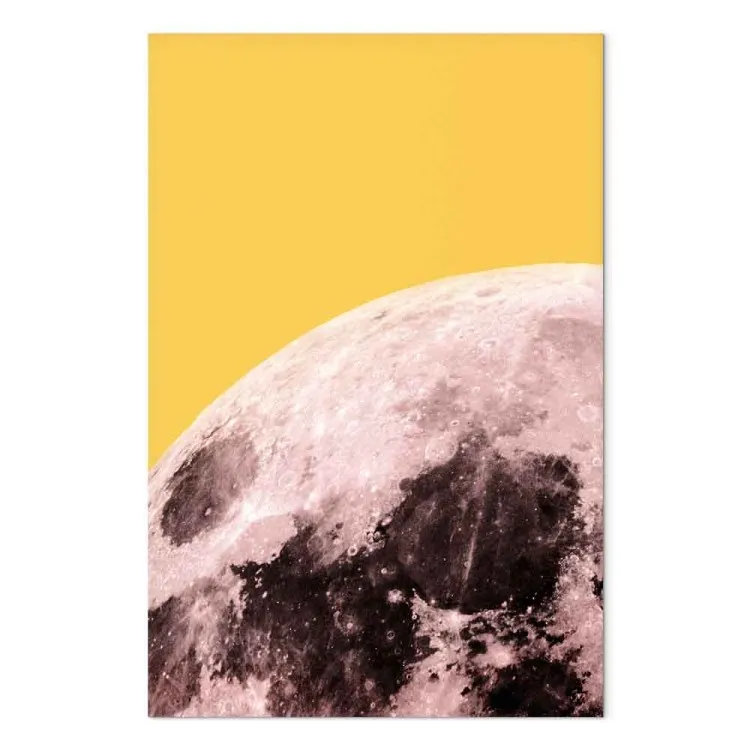 Colori di luna insoliti - una foto di un cosmo in colori originali
