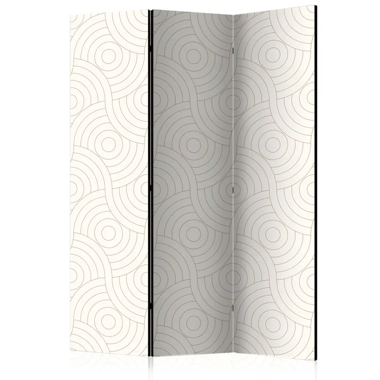 Rotelle (3-parti) - forme geometriche su sfondo nei toni del beige