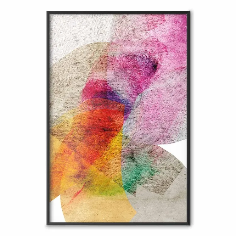 Caleidoscopio - astratta composizione di texture tessile multicolore