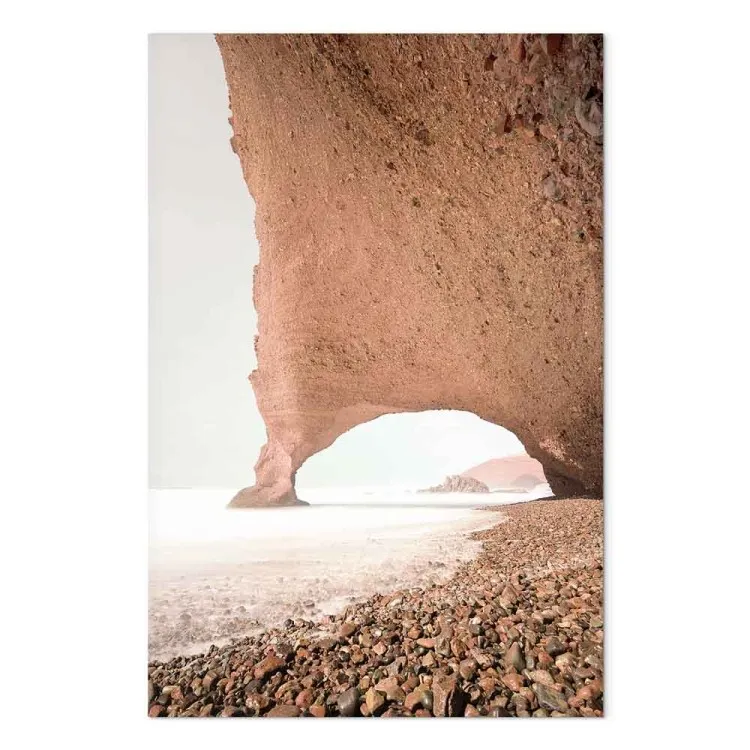 Legzira (1 pezzo) verticale - paesaggio marino di opere rocciose