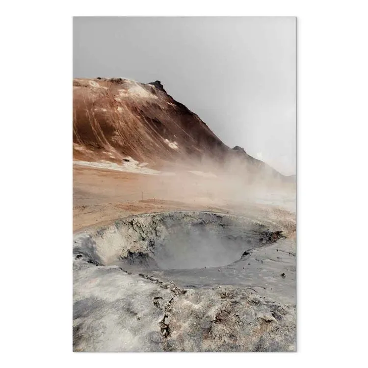 Respiro Caldo della Terra (singolo) verticale - Paesaggio nella nebbia