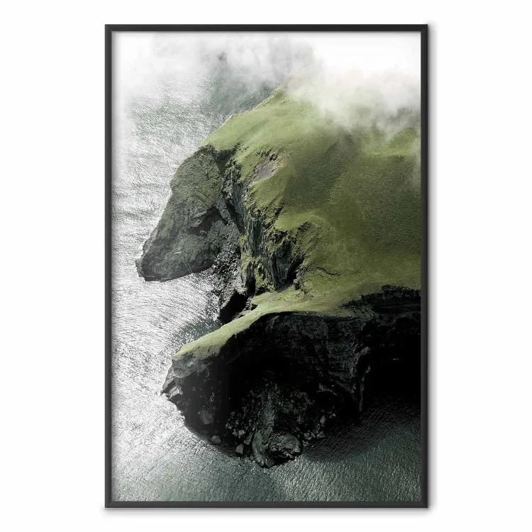Matrimonio di mare e terra - mare e scogli su isola verde