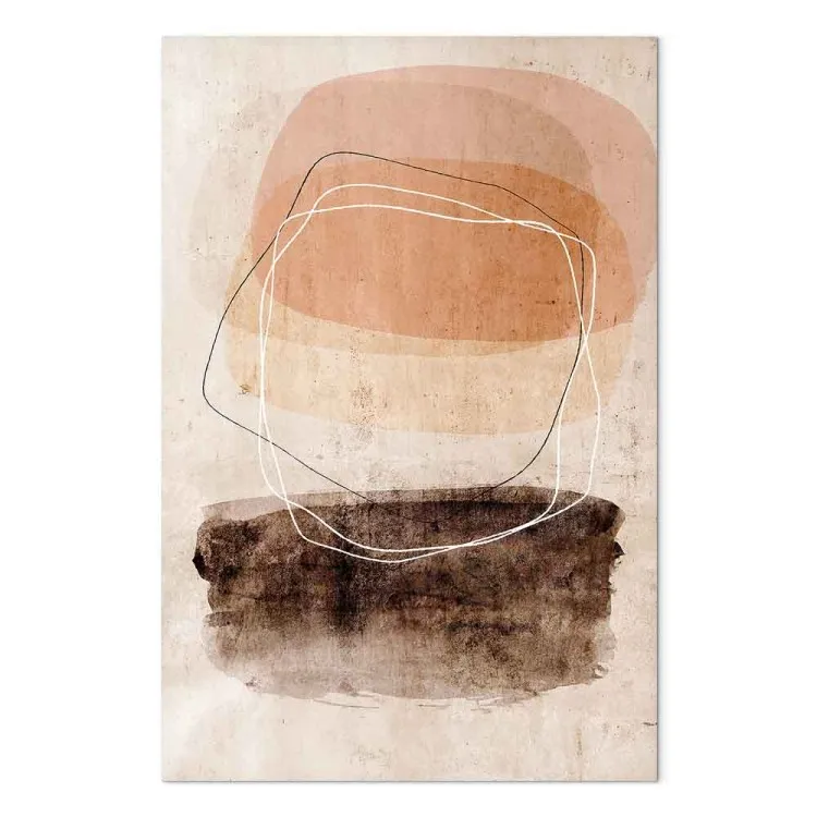 Movimento rotativo (1 pezzo) verticale - figure lineari in stile boho