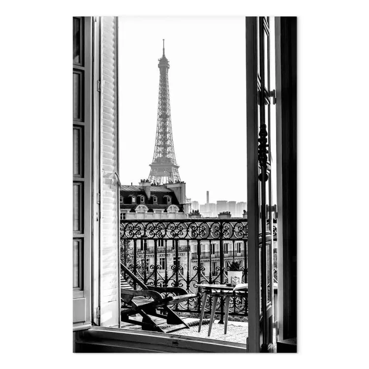 Vista balcone (1-pezzo) - architettura cittadina Parigi