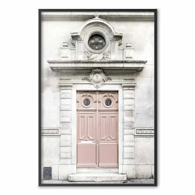 Porta alla bellezza - architettura con decorativa cornice della porta