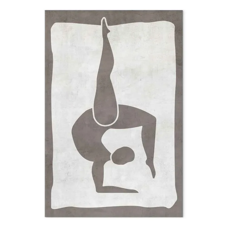 Posizione di ginnastica - grafica in stile scandi boho