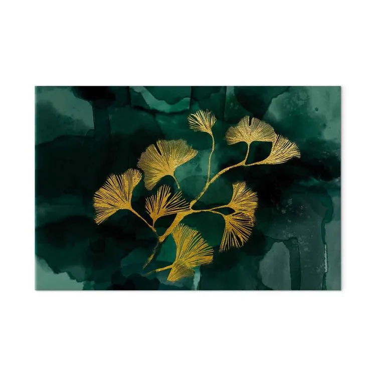 Ginko dorato (1-pezzo) largo - paesaggio di piante in stile glamour