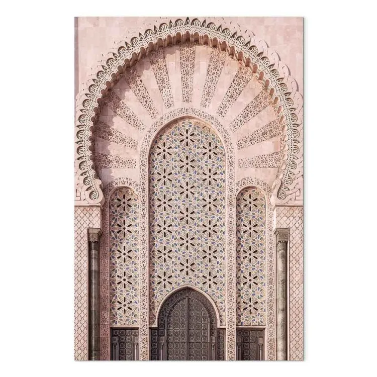 Cancello decorato (1-pezzo) verticale - architettura in stile arabo