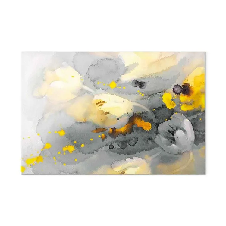 Tempesta di fiori colorati (1 pezzo) largo - piante astratte