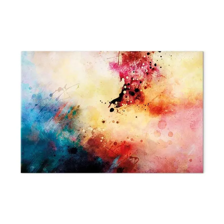 Sinfonia di colori (1 pezzo) largo - acquerello astratto e colorato