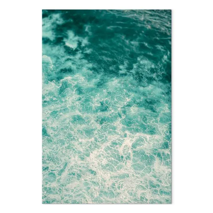 Danza gioiosa (1 pezzo) verticale - paesaggio d'onde su acqua turchese