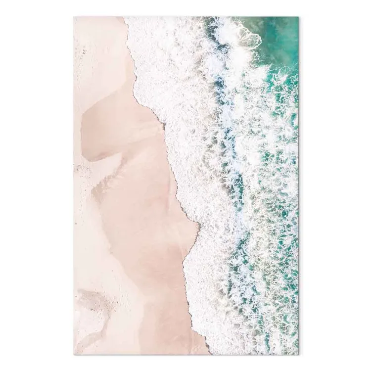 Onde turchesi - costa del mare vista dall'alto