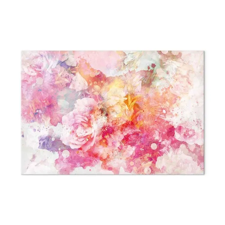 Esplosione di fiori (1 pezzo) largo - astrazione di fiori rosa