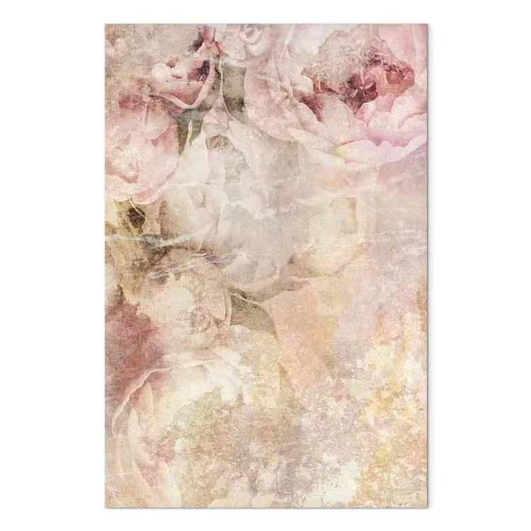 Peonie d'estate - una composizione floreale rustica