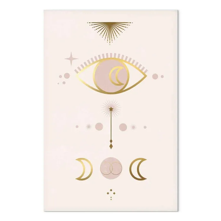 Simboli notturni - Astrazione Scandi Boho