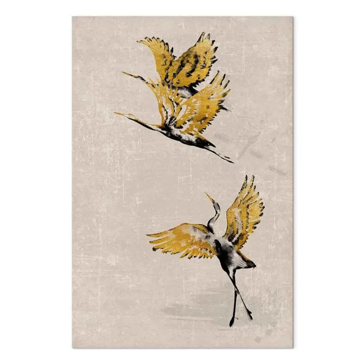 Composizione stilizzata in stile giapponese in beige