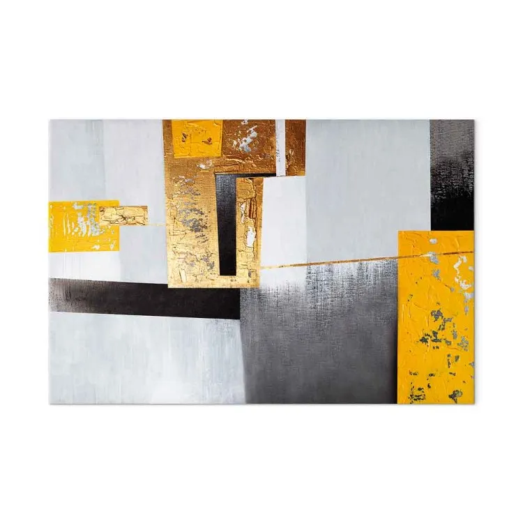 Posizione d'oro (1 pezzo) - moderna astrazione con figure
