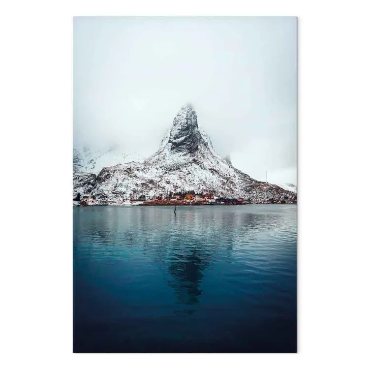 Identità bellezza (1 pezzo) - paesaggio invernale montagna acqua