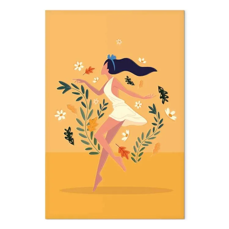 Ballo tra i fiori (1-pezzo) verticale - donna tra i fiori