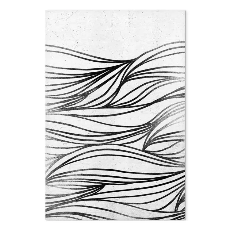 Disegni sull'acqua (1 parte) - astratto in bianco e nero