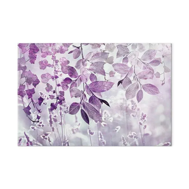 Giardino Viola (1-parte) - Paesaggio in foglia con sfumature viola