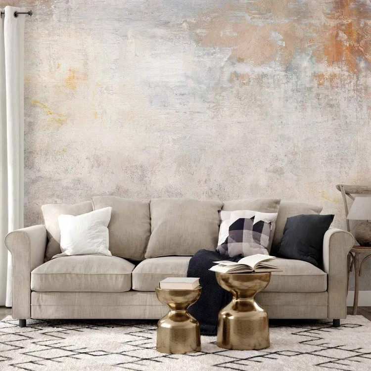 Artistic Poem - Abstract Background With Light Beige Colors