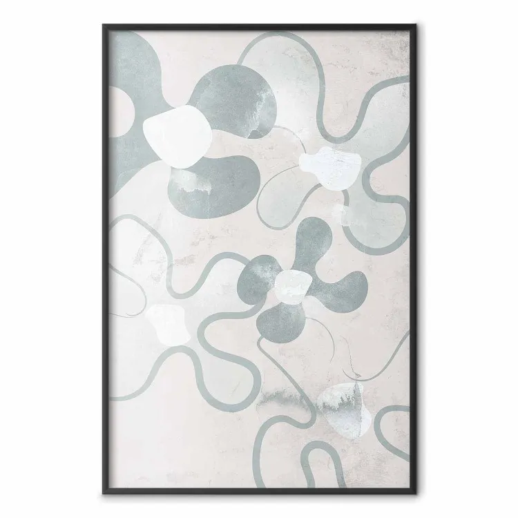 Pennellate - forme e macchie delicate create con l'inchiostro