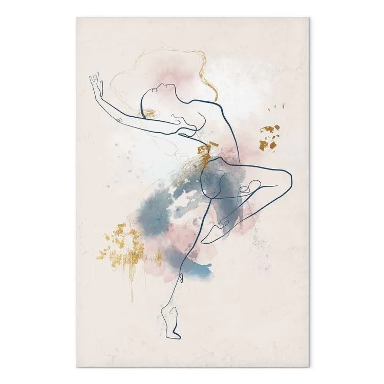 Bella ballerina (1 parte) - lineart acquerello donna balla