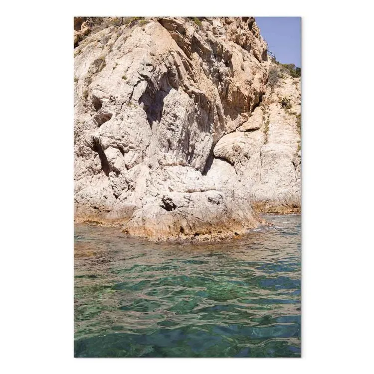 Rocce spagnole (1 parte) - paesaggio marino ai piedi di una scogliera