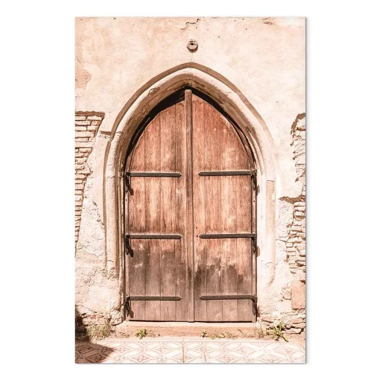 Cancello misterioso (1 parte) - paesaggio cittadino con cancello di legno