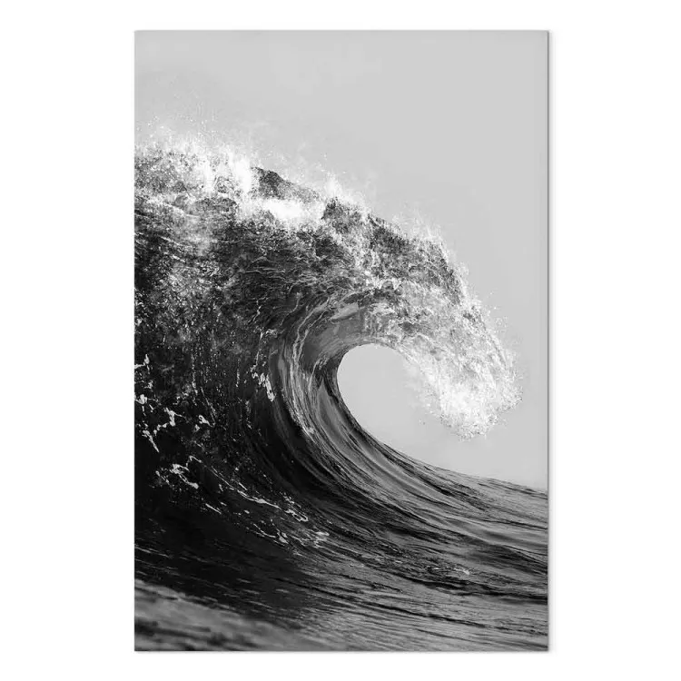 Mare in bianco e nero (1-parti) - paesaggio marino unico