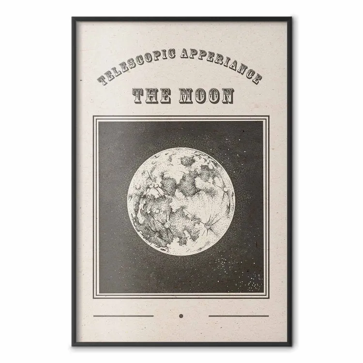 Veduta luna - incisione