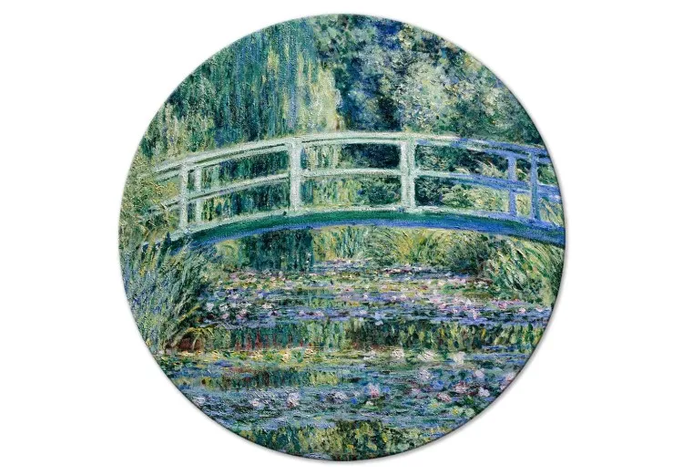 Ponte giapponese a Giverny - paesaggio forestale con fiume