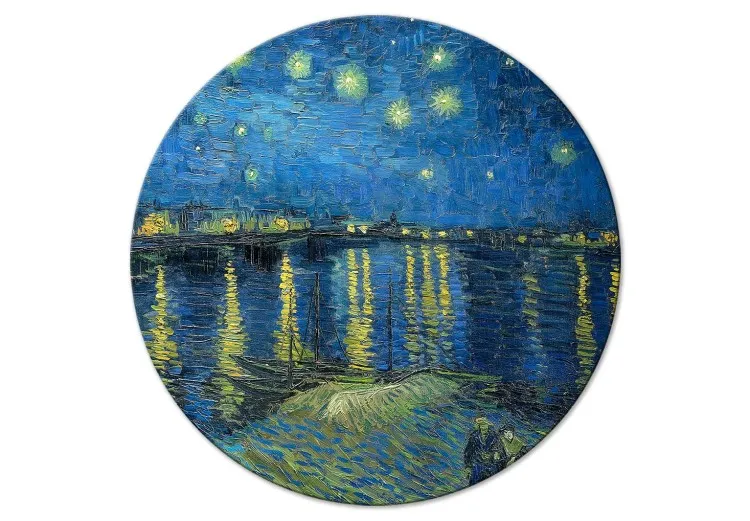 Vincent van Gogh - Notte stellata sul Rodano con barca