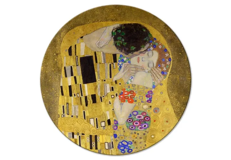 Bacio - Gustav Klimt - coppia di innamorati in abbraccio