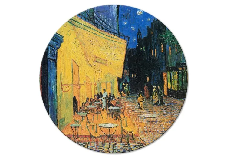 Terrazza di un caffè di notte, Vincent van Gogh - strada francese