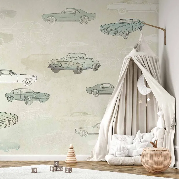 Automobili - schizzi e disegni di automobili in colori tenui