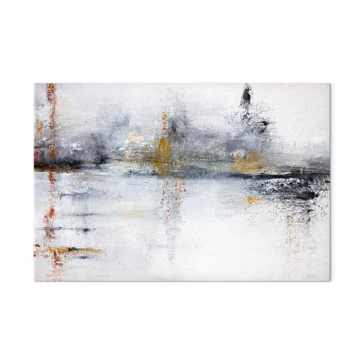 Abstract Landscape - Hand-Painted View in Bright Colors