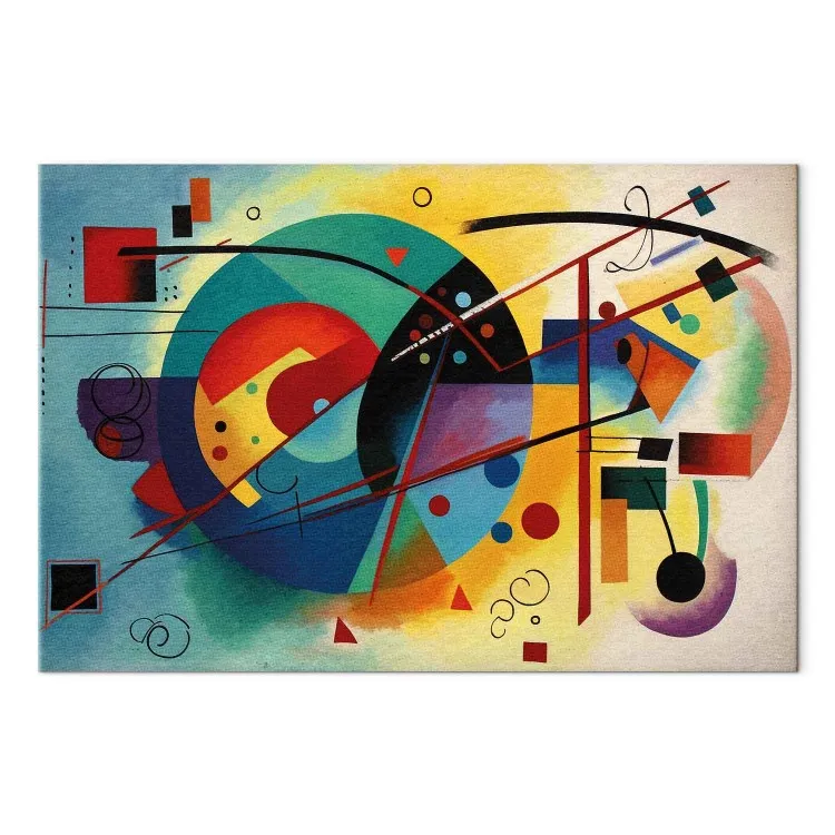 Astrazione colorata - composizione ispirata all'opera di Kandinsky