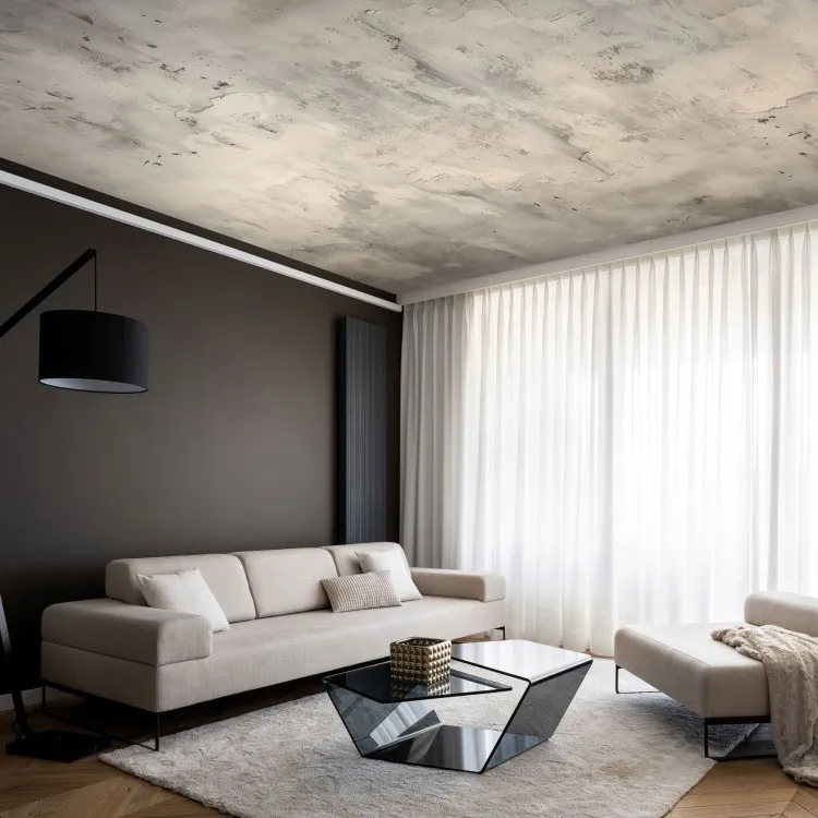 Concrete Texture - Gray Stone Pattern With Slightly Rubbed Texture
