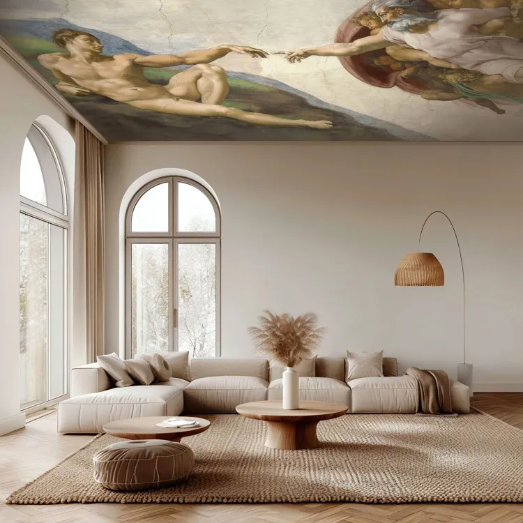 The Creation of Adam - A Classical Painting Composition for the Ceiling