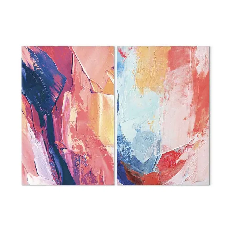 Impressioni di colore - vivaci con tonalità contrastanti su tela