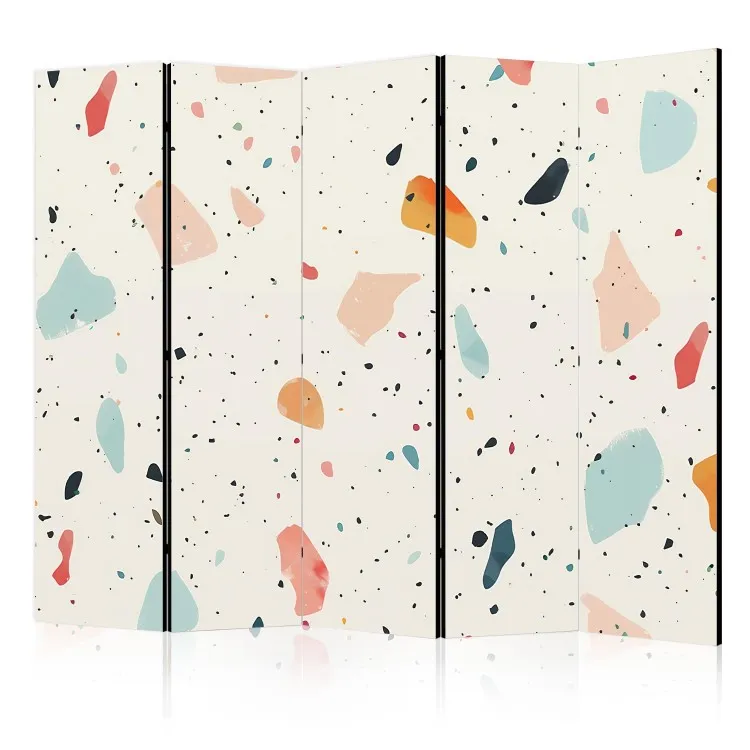 Macchie retrò - terrazzo in stile vintage su sfondo chiaro